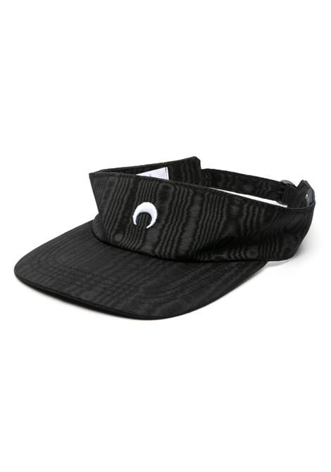 moire visor woman black MARINE SERRE | UHG037A CWOV0030BK99